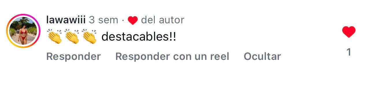 Comentario de @lawawiii: destacables!!